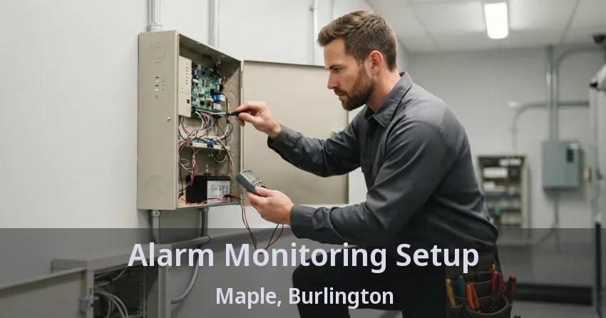 Alarm Monitoring Setup Maple, Burlington - ON