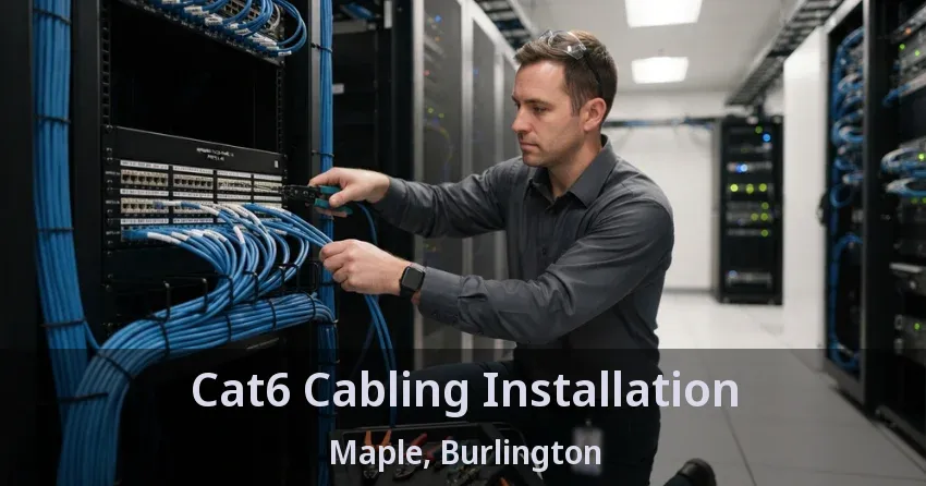 Cat6 Cabling Installation Maple, Burlington - ON