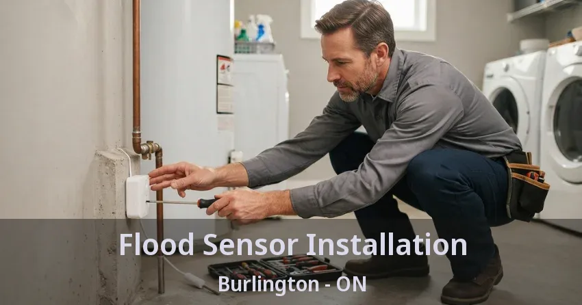 Flood Sensor Installation Burlington - ON