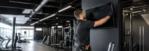 Gym Display Installation Freeman, Burlington