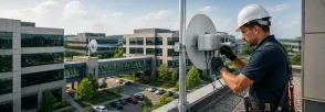 Multi-Building Network Links Corporate, Burlington
